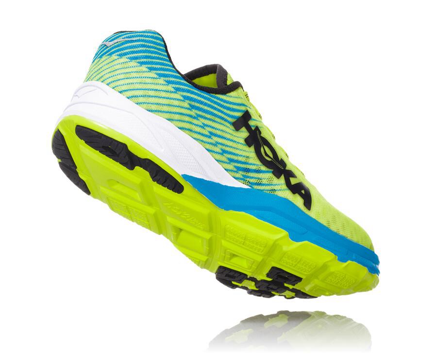 Hoka One One Tenisky Damske Zelene/Modre - EVO Carbon Rocket - 51364-WHRS